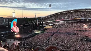 Coldplay - Rocketman, Tribute for Elton John (Live Gothenburg 2023) 4K