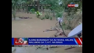 Ilang barangay sa Altavas, Aklan, nalubog sa 7.5 ft. na baha