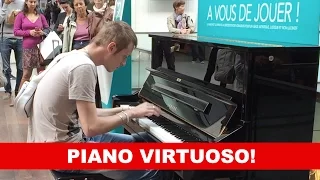 Amazing Piano Virtuoso at Gare Saint-Lazare in Paris (Preview) | Carl Le Pianiste