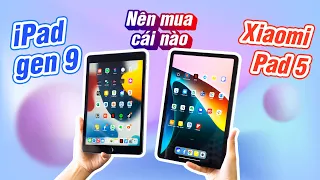 So sánh Xiaomi Pad 5 vs iPad Gen 9: mua cái nào?