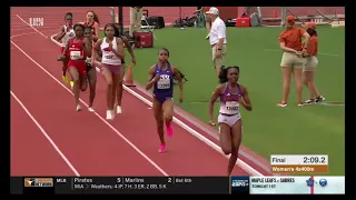Women's 4x400m Relay College Final (2024 Texas Relays)