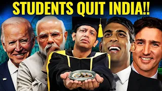 Why are Indian Students Quitting India in Record Numbers? | Akash Banerjee & Adwaith
