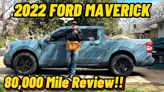 FORD MAVERICK 80,000 MILE UPDATE! PROS & CONS