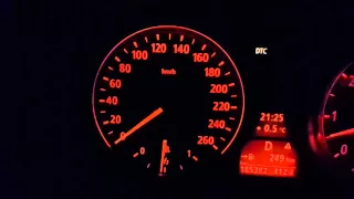 BMW e60 545i acceleration ( 0-200km/h ) ( 5 series ) ( onboard )