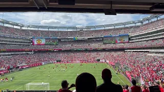 Glory Glory Man United  . Manchester United vs Arsenal at Metlife Stadium.