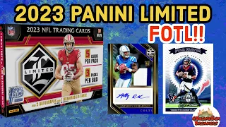 Worst Box Ever?? 🗑️🔥 2023 Panini Limited NFL Hobby Box First Off The Line (FOTL) 🏈 - review