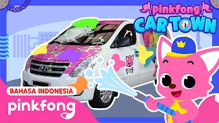 Ayo Mencuci Mobil Bersama Pinkfong | Kartun Anak | Pinkfong Baby Shark Indonesia