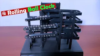 Mechanical Rolling Ball Clock --  Gadgetify