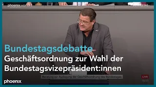 Bundestagsdebatte zur Wahl der Bundestagsvizepräsident:innen am 10.11.22