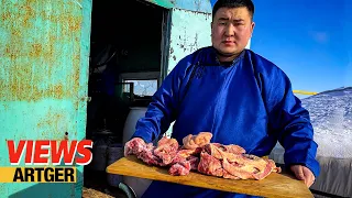 Eating Horse Meat - Mongolian Winter Survival Skills! Nomad Life | Views