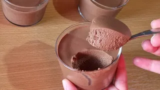 Dessert au chocolat 🍫 avec seulement 1 oeuf ! Recette facile et rapide