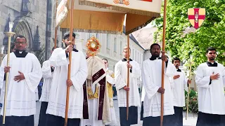 Fronleichnamsprozession 2022  im Stift Heiligenkreuz