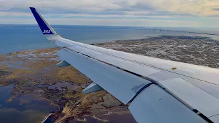 [4K] – Full Flight – Scandinavian Airlines – Airbus A320-251N – GVA-CPH – EI-SCB – SK1610 – IFS 865