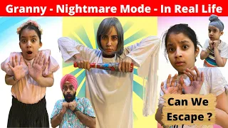 Granny - Nightmare Mode - In Real Life - Can We Escape ? | RS 1313 VLOGS | Ramneek Singh 1313