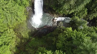 Wallace Falls Hike by Drone - Snohomish County, WA