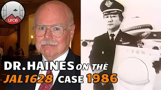 1986 🇺🇸 #UFOB [CASE] Dr. Richard Haines on the JAL1628 Flight Over Alaska.