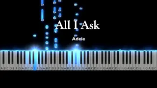 All I Ask - Adele | Piano Tutorial by Andre Panggabean