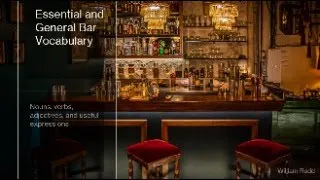Essential and General Bar Vocabulary Video