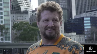 WALLABIES:  Co-captain James Slipper press conference ahead of the Bledisloe Cup game vs All Balcks