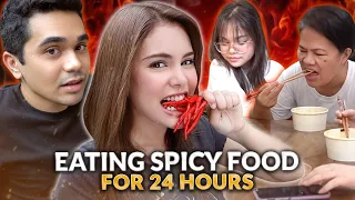 SPICY FOOD FOR 24 HOURS CHALLENGE! | IVANA ALAWI