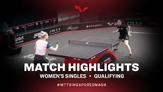 Adina Diaconu vs Yousra Helmy | WS | Singapore Smash 2022 (Qual)