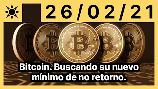 Bitcoin. Buscando su nuevo mínimo de no retorno.