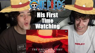 One Piece | His First Time Watching The Greatest Story Ever Told「ASMV」| Reaction