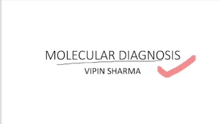 Molecular diagnosis of diseases with biotechnology.