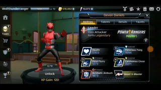 Power Rangers Legacy Wars Beast Morpher Red Ep Cost Moveset + Talents