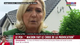 Nomination de Pap Ndiaye : "Macron a fait le choix de la provocation" Marine Le Pen