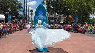 FULL Frozen Royal Reception parade at Disney's Hollywood Studios