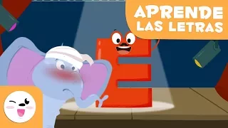 Aprende la letra "E" con Ernesto el Elefante - El abecedario