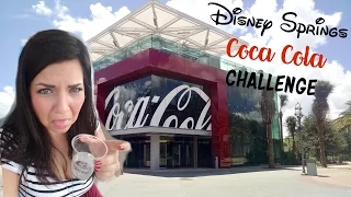 Disney Springs Coca Cola Challenge - Tasting All the Flavors!