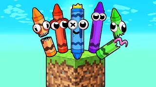 SKYBLOCK RAINBOW CRAYONS!