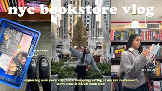 *cozy* NYC bookstore vlog🗽📚✨spend the day book shopping at barnes & noble with me + HUGE book haul