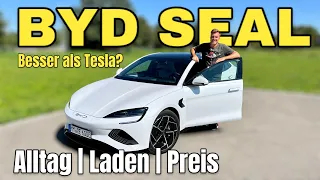 BYD SEAL: Besser als das Tesla Model 3? Alltags-Test mit Ladeleistung | LFP-Akku | Blade-Batterie
