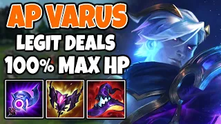 AP VARUS does NOT CARE about the DURABILITY UPDATE... He legit deals 100% of MAX HP when FED | 12.11