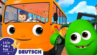 Das Farbige Buslied | Kinderlieder und Cartoons | Little Baby Bum | Moonbug Kids Deutsch