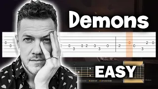 Imagine Dragons - Demons - EASY Guitar tutorial (TAB)