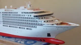 Construction of a RC model of a cruise ship - Seabourn Encore on a 3D printer