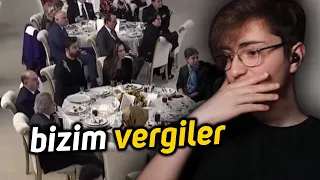 bizim vergilerimizle düzenlenen iftar yemeği