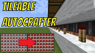 How To Build a Tileable Autocrafter in Minecraft (Current Version)