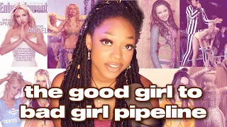 the good girl to bad girl pipeline in pop music