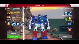 🤖 Fortress Maximus Ranking Up to 4-Star 🤖 #transformersearthwars #transformers #autobots #變形金剛