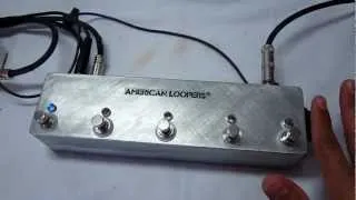 5 Loops With Volume Control True Bypass Looper - American Loopers Guitar Effects