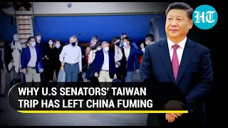 'Dangerous path': China blasts U.S as six lawmakers arrive in Taiwan on an 'unannounced visit'