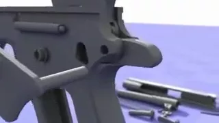 1911 handgun assembly animation