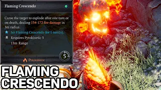 Divinity Original Sin 2 - Flaming Crescendo Skill [Pyrokinetic]