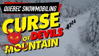 The Curse of Devil's Mountain: A Snowmobiling Adventure in Quebec | Snowmobile Trails Exploration