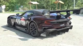 Aston Martin Vulcan SCREAMING V12 Sounds on Public Roads! - Burnouts, Revs & Accelerations!